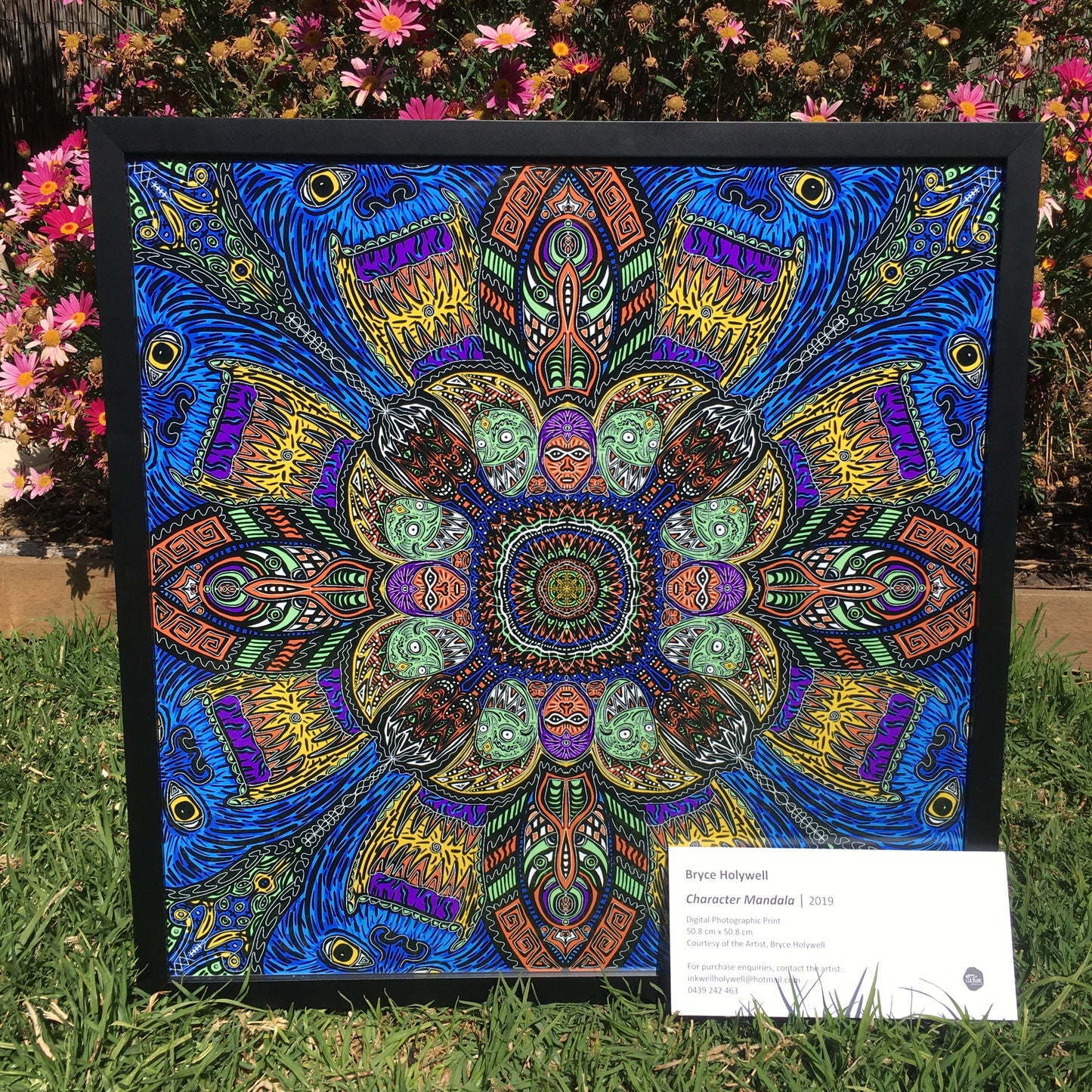 Character Mandala - by Bryce Holywell (Framed Photographic Print)